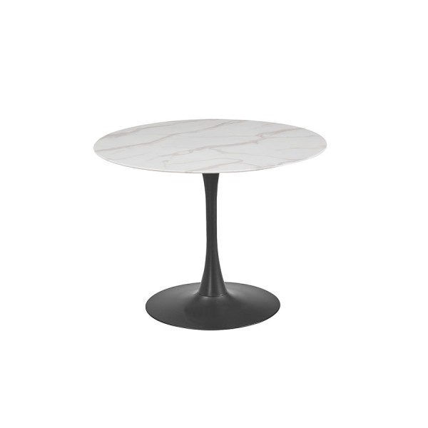 Circe Marbled Glass Dining Table